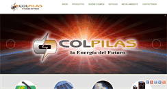 Desktop Screenshot of colpilas.com